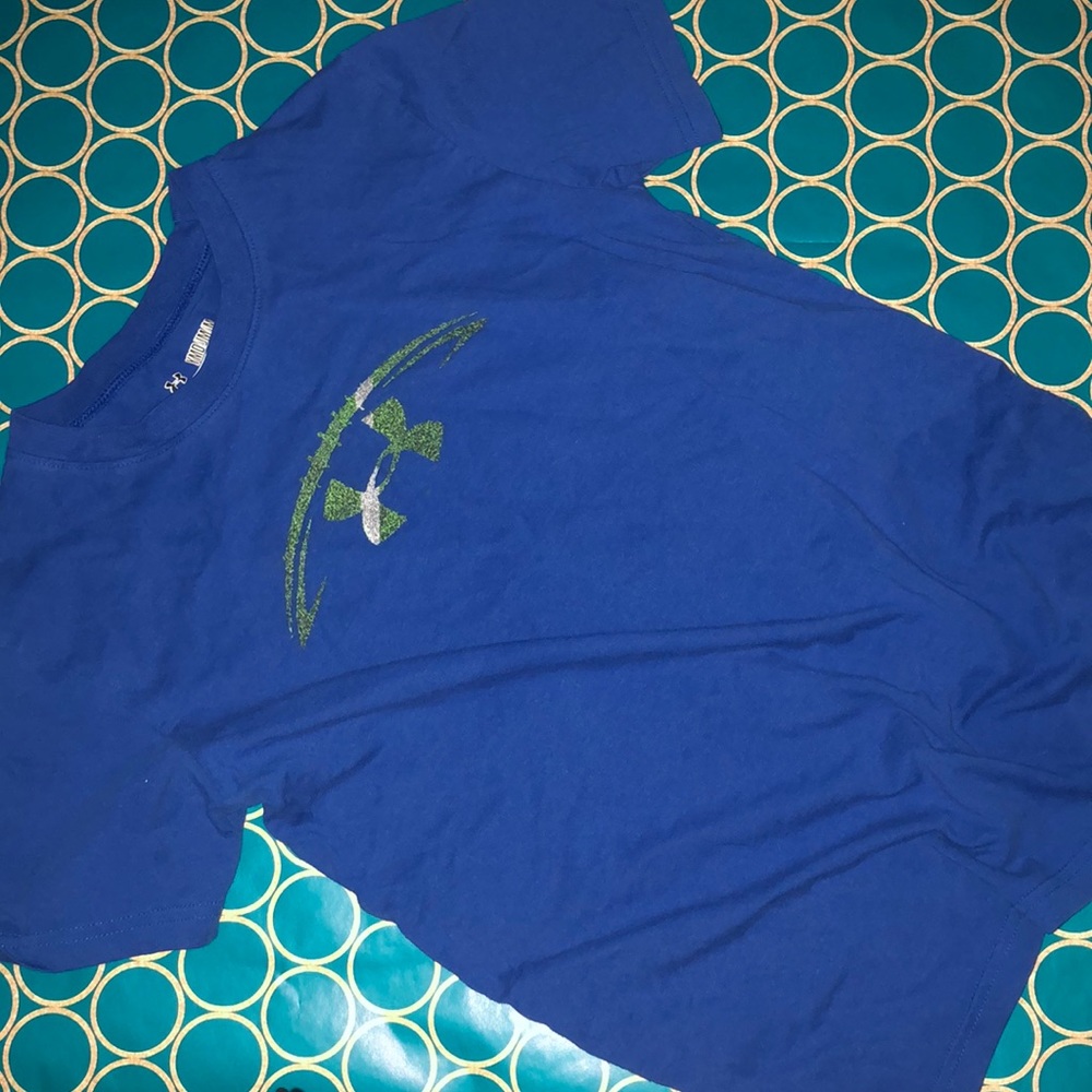 Blue Under Armour tee